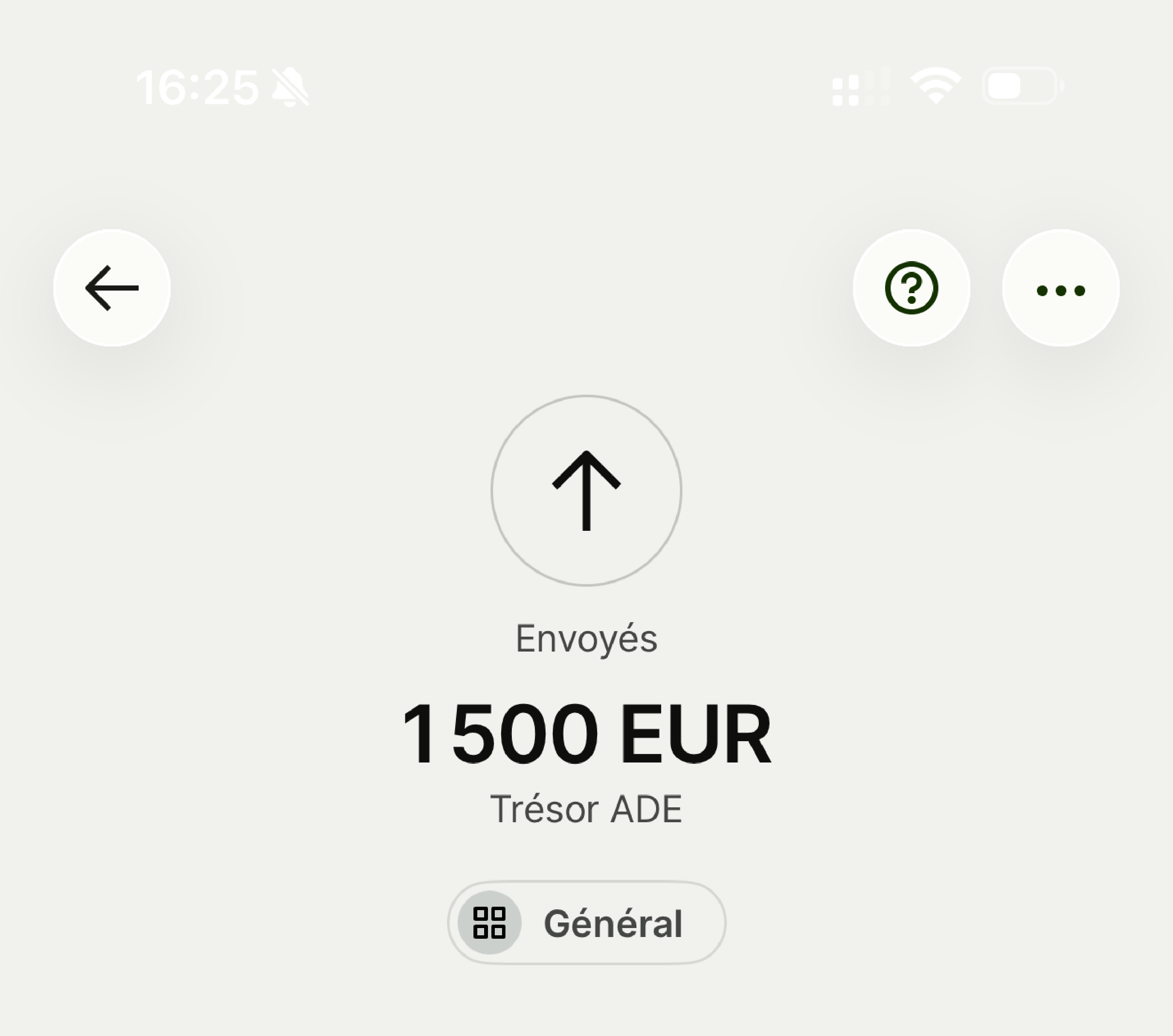 Paiement reçu